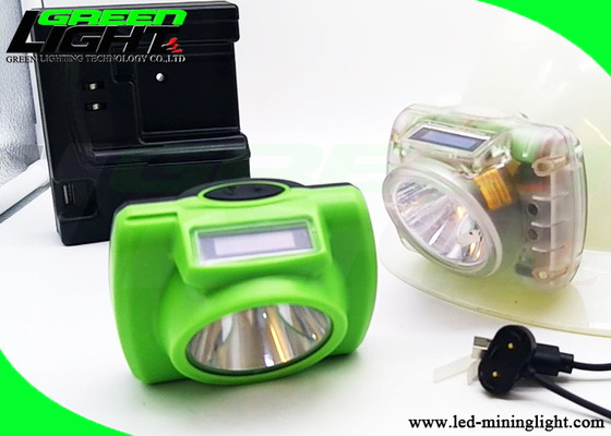 Affichage sans fil ignifuge de Cap Lamp 13000 Lux Brightness With Battery Status de mineur