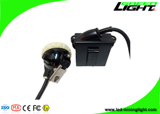 Le casque antichoc d'exploitation de 10000 lux allume les lampes rechargeables de chapeau d'exploitation minière de 6600mAh
