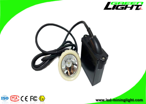 Le casque antichoc d'exploitation de 10000 lux allume les lampes rechargeables de chapeau d'exploitation minière de 6600mAh