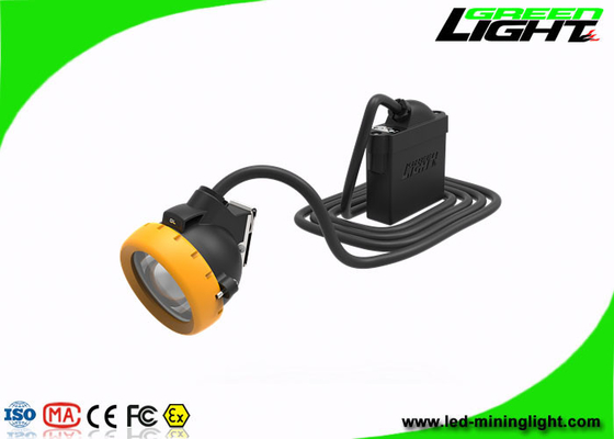 Le chapeau d'exploitation de 16hrs LED allume le phare de mineurs de chargeur d'USB de 10000 Lux 6600 mAh pour le casque dur