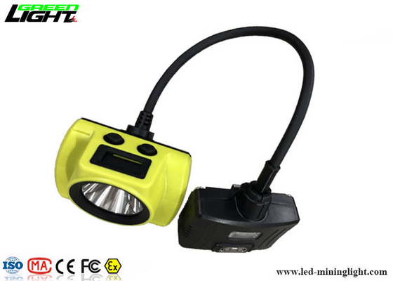 Poids léger semi-cordé de la lampe 18000lux 3.7V de chapeau d'exploitation de LED avec le voyant d'alarme
