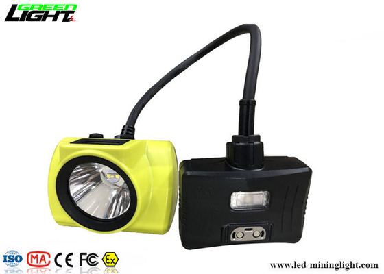Poids léger semi-cordé de la lampe 18000lux 3.7V de chapeau d'exploitation de LED avec le voyant d'alarme
