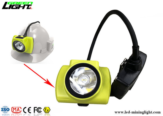 Poids léger semi-cordé de la lampe 18000lux 3.7V de chapeau d'exploitation de LED avec le voyant d'alarme