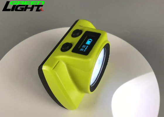 Batterie au lithium portative de l'écran 6800mA de la lampe 18000lux OLED de chapeau du mineur de LED