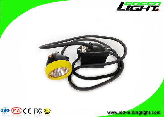 6.6Ah/7.8Ah 16hours LED Miners Cap Lamp Rechargeable 10000 Lux Antidéflagrant