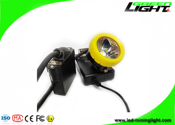 6.6Ah/7.8Ah 16hours LED Miners Cap Lamp Rechargeable 10000 Lux Antidéflagrant