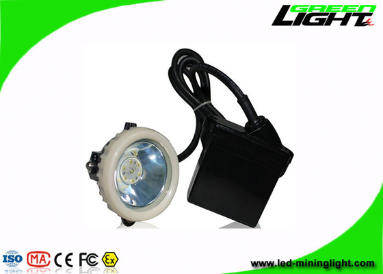 la lampe de chapeau des mineurs 6.6Ah menés a attaché anti 10000lux explosif l'ion que rechargeable IP67 de lithium imperméabilisent