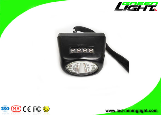 Lampe minière sans fil rechargeable antidéflagrante avec phare de mineur à écran numérique 4000lux