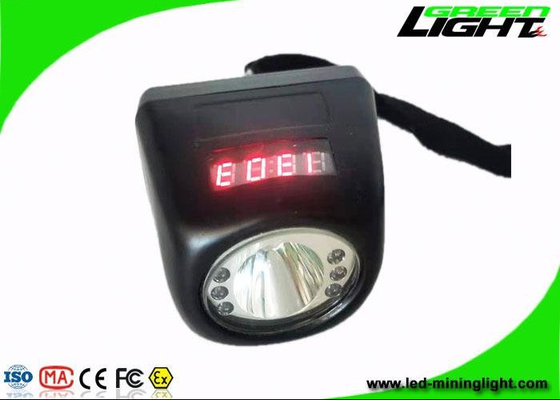 lampe de chapeau 4.5Ah de extraction sans fil rechargeable 4000Lux 1.3W avec l'écran de Digital de corde de sécurité