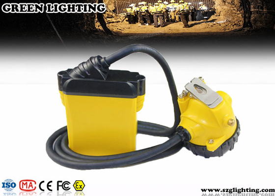 25000lux approuvé par IP68 3W Cree Safety Mining Cap Lights avec l'allumage de 3 niveaux