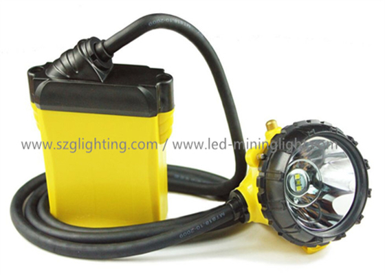 25000lux approuvé par IP68 3W Cree Safety Mining Cap Lights avec l'allumage de 3 niveaux