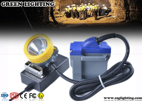 Lumières de mineurs de 15000 lux LED pour des masques, lumières de casque antichoc de sécurité de la corde 6600mAH 