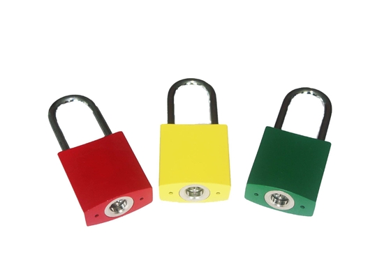 Poids 142g matériel en aluminium de couleurs des cadenas 8 de lock-out de sécurité d'OEM