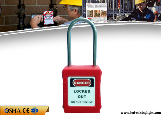 cadenas minces de lock-out de sécurité de clé machine de dispositif d'accrochage d'acier inoxydable de 4mm