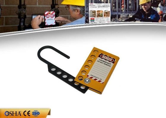 dispositif d'accrochage en aluminium 5 millimètres épais de 50 * 116 de millimètre de lock-out de Tagout cadenas du loquet 6pcs