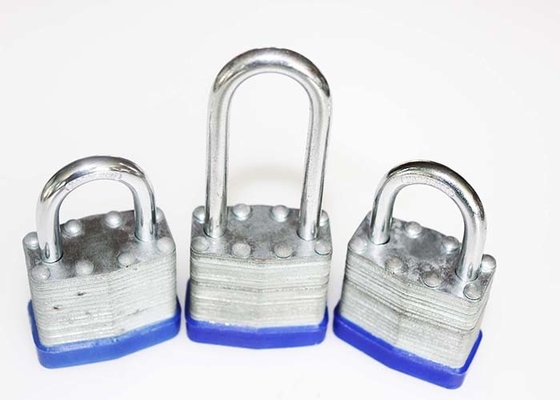En acier de haute résistance de longs de dispositif d'accrochage de sécurité cadenas de lock-out stratifié