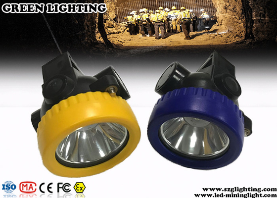 lumière rechargeable de casque de mineurs 3.7V 100000 heures de durée 4000 Lux Brightness