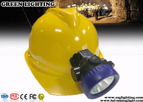 lumière rechargeable de casque de mineurs 3.7V 100000 heures de durée 4000 Lux Brightness