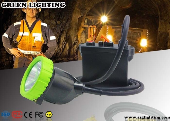 50000 Lux Led Headlamp Rechargeable, lampe de chapeau de 4 de couleur mineurs d'éclairage