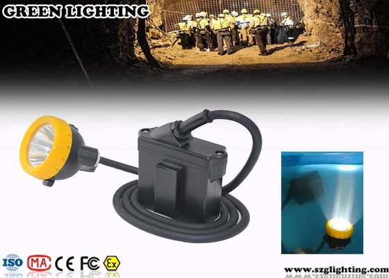 Phare imperméable des mineurs, 6.2Ah lampe d'exploitation de la puissance LED de la batterie 3W