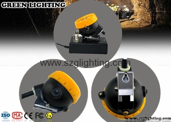 Phare imperméable des mineurs, 6.2Ah lampe d'exploitation de la puissance LED de la batterie 3W