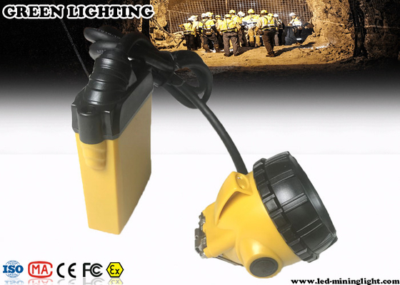 mineur souterrain Cap Lamp, phare rechargeable de 3W 10.4Ah de LED avec le voyant d'alarme