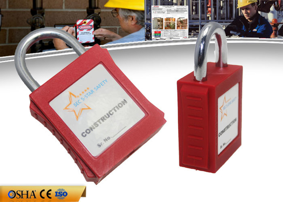 Cadenas de lock-out de sécurité de Xenoy de l'ABS ZC-G101 20 millimètres Mini Steel Shackle