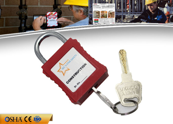 Cadenas de lock-out de sécurité de Xenoy de l'ABS ZC-G101 20 millimètres Mini Steel Shackle