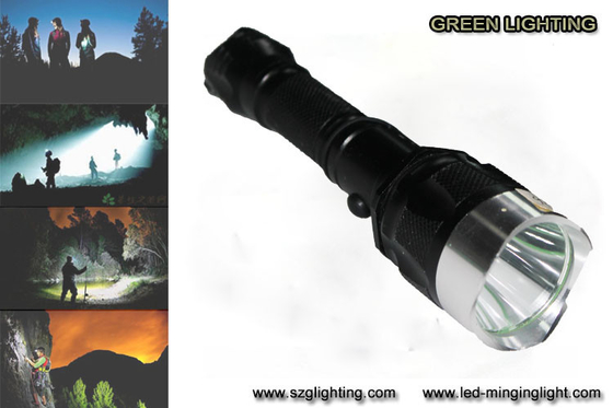 Lumière rechargeable de torche d'IP67 10W, 25000 haute lampe-torche de lumen du lux 1200