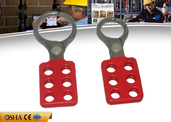 Le vinyle ZC-K12 a enduit le loquet en aluminium, 1,5" 6pcs lock-out de loquet des cadenas 39g