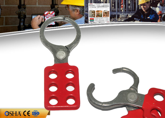Le vinyle ZC-K12 a enduit le loquet en aluminium, 1,5" 6pcs lock-out de loquet des cadenas 39g