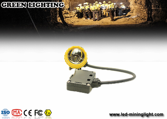 lampe de chapeau souterraine de mineurs menés de preuve jaune de l'eau 376G avec l'éclat 8000lux fort