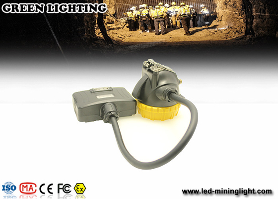 lampe de chapeau souterraine de mineurs menés de preuve jaune de l'eau 376G avec l'éclat 8000lux fort