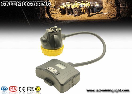 lampe de chapeau souterraine de mineurs menés de preuve jaune de l'eau 376G avec l'éclat 8000lux fort