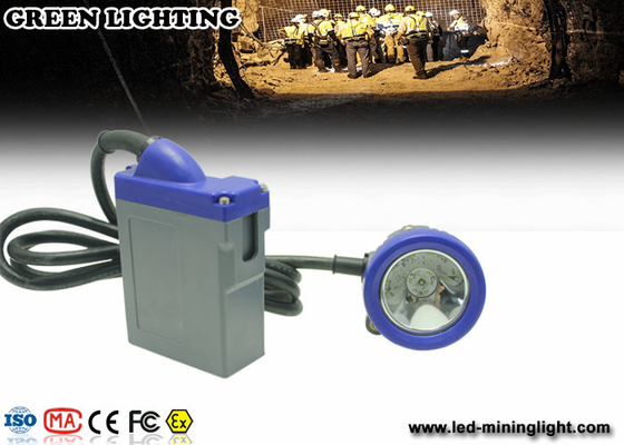 le casque antichoc sans fil de lampe de chapeau de couverture bleue de haute performance allume l'éclat 4000lux