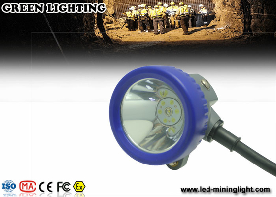 le casque antichoc sans fil de lampe de chapeau de couverture bleue de haute performance allume l'éclat 4000lux