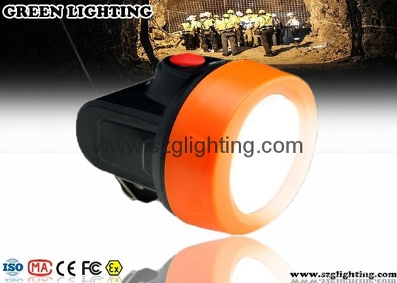 Batterie forte du phare 2.8Ah d'exploitation de l'éclat LED de 6000lux LED de lumière orange d'exploitation
