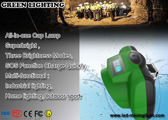 Oled montrent tous dans une Cree Led Cap Lamp, lumières lumineuses superbes de charbonnage avec le but de SOS
