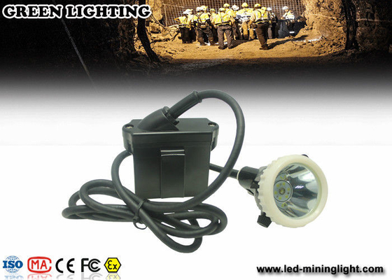 anti lumières de charbonnage de l'explossion 1.11W, cycles 1200 de batterie de lampe de chapeau des mineurs IP68