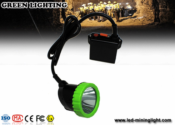 5W le mineur de la puissance élevée LED Cap Lights Green et lampe principale noire 1500mA