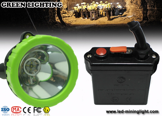50000 le casque antichoc d'exploitation de batterie d'ion du lux 11.2Ah Li a mené des lumières, la lumière IP68 de chasse imperméable