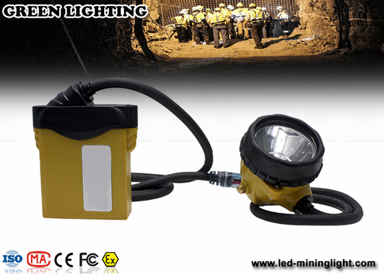 lumières rechargeables de chapeau de mineurs de la batterie 25000lux du Li-ion 3.7V avec l'indicateur LED de câble