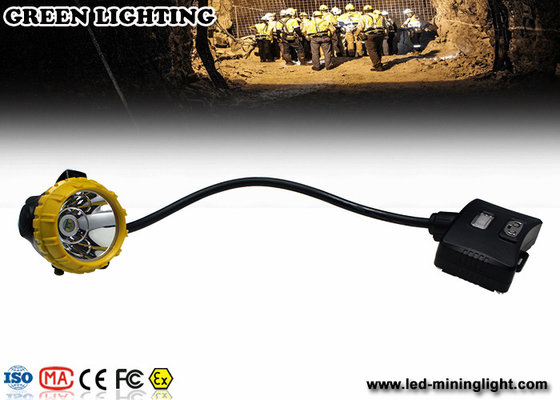 15000lux lampe de chapeau imperméable légère des mineurs IP68 d'exploitation de l'intense luminosité LED