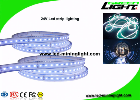 Intense économie d'énergie flexible des lumières de bande de la sécurité 24V LED de luminosité 5500K IP68