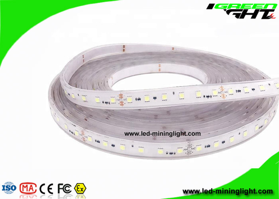 Lumières de bande flexibles imperméables blanches fraîches de LED pour l'éclairage de sécurité de mines souterraines