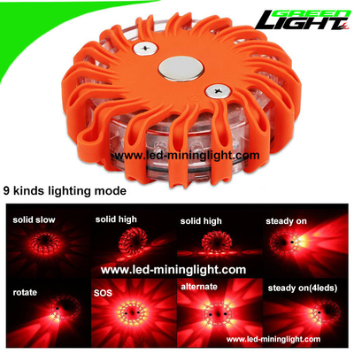 Voyant d'alarme mené portatif Amber Emergency Roadside Flare imperméable