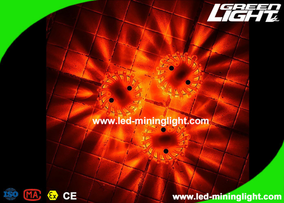 La route ambre rechargeable imperméable d'IP65 LED évase balise de clignotant de disque de secours de fusée de bord de la route de voyant d'alarme