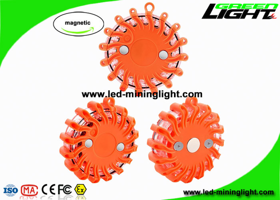 La route ambre rechargeable imperméable d'IP65 LED évase balise de clignotant de disque de secours de fusée de bord de la route de voyant d'alarme