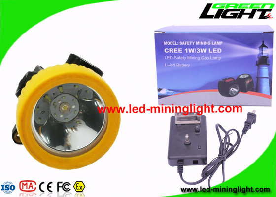 Temps de longue durée de phare de Li - d'Ion Battery Rechargeable Miners Cree LED