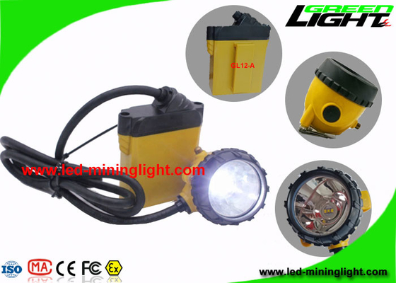Phare d'exploitation de 25000 lux LED, lampe de chapeau de mineurs de la sécurité 10.4Ah anti-déflagrante